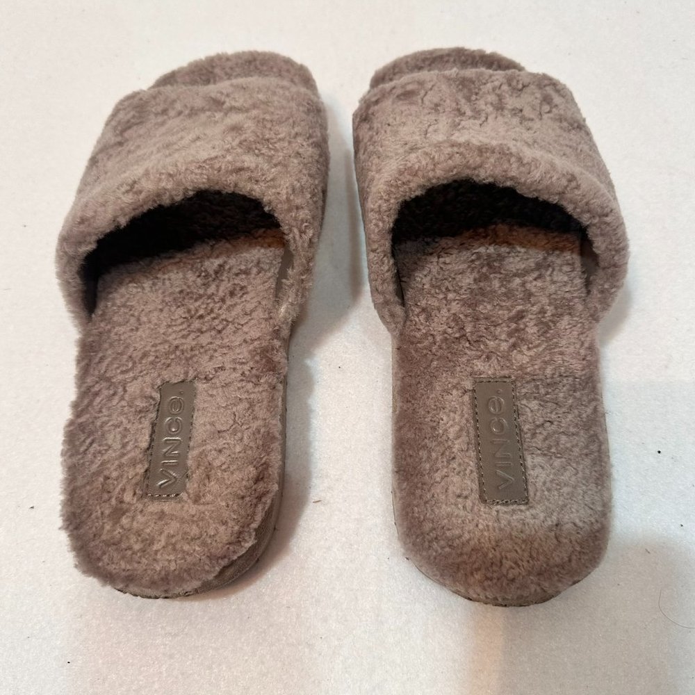 Vince Shearling grey Size 5 1/2" slip on